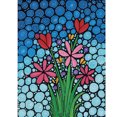 thumbnail image 2 of Cuadros Decorativos Cuadro de arte de mosaico de taladro redondo completo de plantas de flores pintura de diamante de cristal DIY Ndcxsfigh Nuevos Originales, 2 of 5