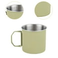 thumbnail image 6 of MAGIDEAL Camping Cup Drinkware with Foldable Handles for Picnic Touring Trips Cooking Green 250ml, 6 of 8
