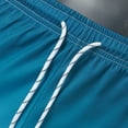 thumbnail image 7 of Men Swim Trunks With Compression Breathable Liner Quick Dry Zipper Pockets For Pool Board Beach Light Blue XXXXXL, 7 of 7
