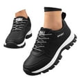 thumbnail image 3 of KANG Breathable Knit Low Top Sneakers Fashionable Casual Walking Shoes With Lightweight Comfort Cushioning For Everyday Black 38, 3 of 9