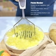thumbnail image 4 of Trituradora De Alambre Para Prensa De Patatas, Trituradora De Patatas Portátil De Acero Inoxidable Para Cocina, 4 of 7