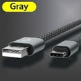 thumbnail image 3 of relayinert Multi-color 1m/2m/3 meter Quick Charge USB Type C Cable Mobile Phone Fast Charging Wire Line 2.4A USB C Data Cord, 3 of 8