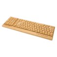 thumbnail image 4 of Dispositivos inalámbricos para computadora Conexión inalámbrica de 2,4 GHz Plug and Play Dispositivos de control de computadora de madera de bambú para teclado de oficina, 4 of 12
