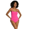 thumbnail image 3 of La Blanca Women's Island Goddess Lingerie One Piece Swimsuit, Pop Pink, 14, 3 of 7