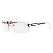Visione VX- 600 Computer Gaming Glasses, Anti-Glare, Blue Light & UV Protection, White - PC/Mac/Linux
