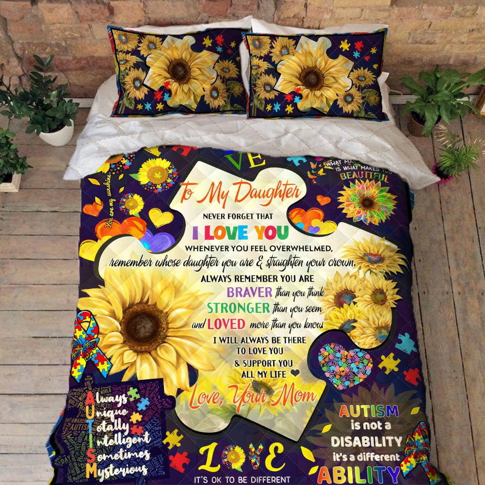 Merchandise Autism Awareness Duvet Cover Bedding Set