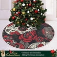 thumbnail image 6 of FMSHPON Halloween Xmas Christmas Tree Skirt Stand Mat for Holiday Party Decoration Indoor Outdoor 36 inches, 6 of 6