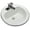 White, variant on LAV ROUND SELF RIM WHITE