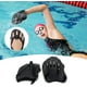 thumbnail image 2 of Paletas de natación para nadar en el regazo, guantes palmeados, accesorios para nadar en el regazo, 1 par (negro), 2 of 4