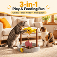 thumbnail image 5 of PetPals Interactive Cat Treat-Dispensing Cat Toy- 11"H, Dispensing, Small, Cat Puzzle Food Toy, Grilled Fish Toy, 5 of 9