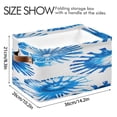 thumbnail image 4 of Blue Spot Tie Dye Square Storage Bins with Handles Collapsible Containing Box 1 Pack, 4 of 9