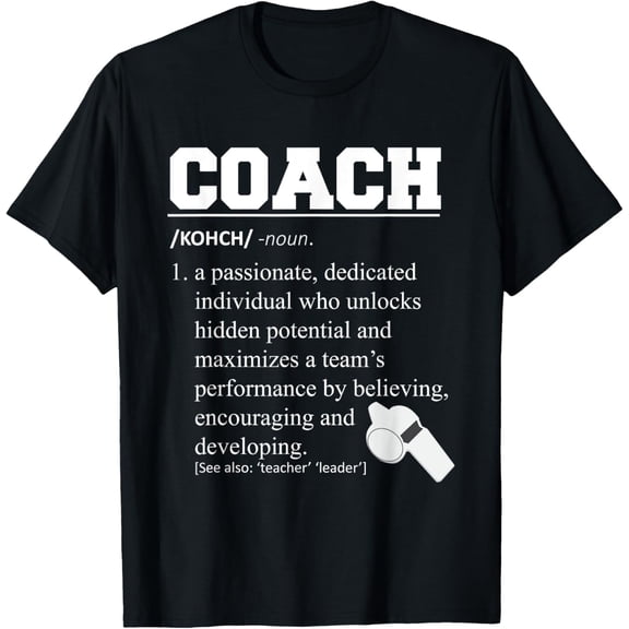 Playful Comfort Tee - Coach Definition Funny Coach T-Shirt