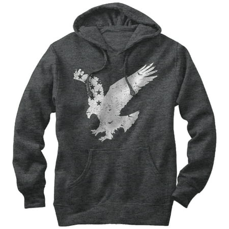 Men's Flying Eagle American Flag Hoodie