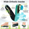 thumbnail image 5 of OrthoComfoot Orthopedic Men's Wide Shoes: Comfortable Arch Support Running Sneakers, Wide Toe Box Work Tennis Outdoor Walking Shoes, 5 of 9