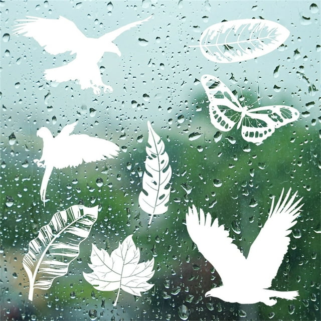 Adhesivos para ventana Wmkox8yii de colibrí anticolisión para evitar golpes de pájaros