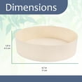 thumbnail image 5 of Disposable Wood Box With Lid - 6.9"x6.5"x1.8" - 100 Pieces - Circular, 5 of 9