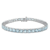 Everly Women's Topaz Sterling Silver Tennis Bracelet