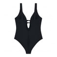 thumbnail image 2 of Traje de baño Ocean Pacific para Mujer Tirantes Nudos Negro Talla CH, 2 of 4