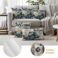 thumbnail image 6 of Truck Daisy Pillow Covers 2 Pack Welcome Spring Pillowcase Waterproof Outdoor Throw Pillow Cover for Patio Garden Square Cushion 26”x26”, 6 of 9