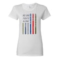 thumbnail image 2 of Wild Bobby, No One Fights Alone First Responder Dispatcher EMS Corrections Police Fire Military Unity, Pop Culture, Women Graphic Tee, White, XX-Large, 2 of 4