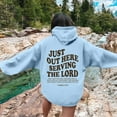 thumbnail image 5 of SIYUDAN Womens Sweatshirt Hoodies Trust in the Lord Hoodies Letter Print Hoodies Oversized Hoodies For Women Pullover Fall Clothes Women's Clothes, 5 of 5