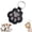 Black, variant on YUNOVA 3 Pack Refillable Paw Print Keychain for Pet Hair Storage, Pet Memorial Keepsake with Photo Slot, Leather Pet Fur Collector Keychain for Keys, Backpack, Purse as Gift