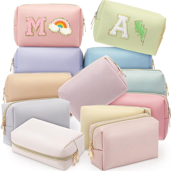 Set de bolsas de maquillaje Kigeli, bolsas de nailon para cosméticos, impermeables, 12 unidades