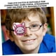 thumbnail image 3 of Parches para los ojos para niños, niñas y niños, parche para el ojo derecho e izquierdo para gafas, parche para el ojo perezoso para niños que tratan el estrabismo de la ambliopía del ojo pe, 3 of 5