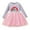 Gray, variant on Odeerbi Kids Girls Long Sleeve Tulle Tutu Dress Rainbow Pattern Dress Children Spring Fall Princess Dress Kids Clothes Gray