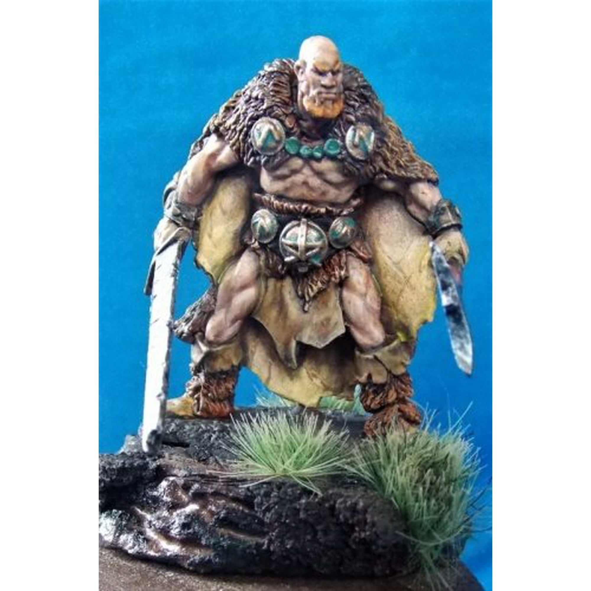 Figurine Miniatura Bones Thund Bloodwrack, Barbarian - Bandua