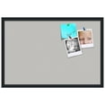 thumbnail image 2 of PinPix 30x20 Custom Cork Bulletin Board Light Stone Poster Board Has a Fabric Style Canvas Finish, Framed in Light Stone, by ArtToFrames (PinPix-1809), 2 of 5