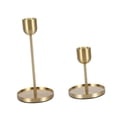 thumbnail image 2 of 2 portavelas de metal dorado para mesa, centro de mesa, versátil, para decoración de bodas y salas de estar., 2 of 9