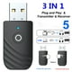 thumbnail image 2 of Transmisor Receptor Bluetooth 5.0 ANGGREK Adaptador de Audio 3 En 1, 2 of 8