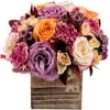Enchanted by Arabella Bouquets with Free Elegant Hand-Blown Glass Vase (Fresh-Cut Holiday Flowers)