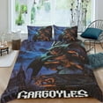 thumbnail image 2 of Gárgolas Conjunto de sábanas temático, trío de piezas, cómodo y amigable con la piel, diseño único, regalo de decoración para el hogar para familiares, amigos y fans,140cm *210cm, 2 of 6