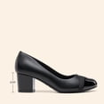 thumbnail image 2 of Zapatos de Tacón Ancho para Mujer DREAM PAIRS Negro Talla 9.5, 2 of 8
