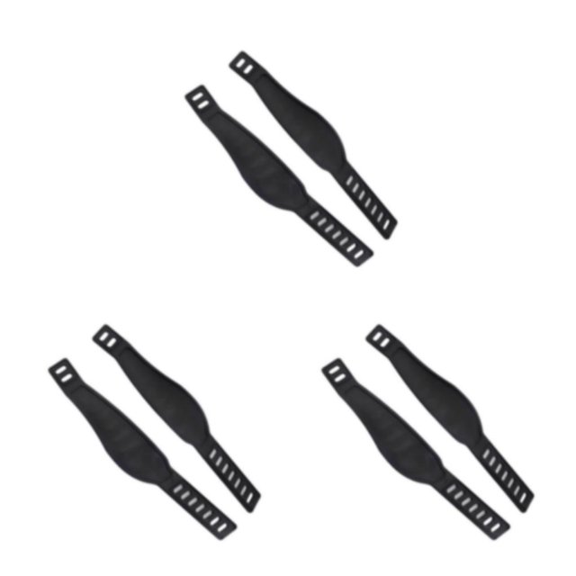 Yuarrent 1 par de correas para Pedal de bicicleta de ejercicio, repuesto antideslizante portátil resistente a desgarros, pieza de correas para Type4 NO4