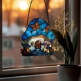 thumbnail image 1 of Fiudx Arte Atrapasol, Decoración de Vitral Vibrante, Adorno Cautivador con Reflejo de Luz, Hermoso Diseño Inspirado En La Naturaleza, Ideal para El Hogar, La Oficina y El Espacio Vital, Regalo Perfec, 1 of 6
