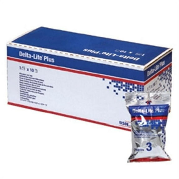 BSN 7345827 4 in. x 4 yard Delta-Lite Plus Fiberglass Casting Tapes, Green, 10 Rolls per Box