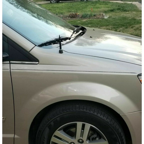 4.25 inch Black Antenna Mast Power AM/FM for CHRYSLER TOWN & COUNTRY 2008-2016