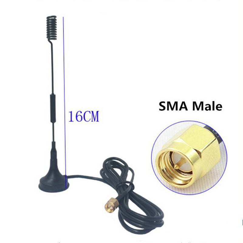 Antenna 2.4ghz 2dbi SMA Male Plug for Omni Wireless WiFi Router 6cm for sale online 