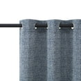 thumbnail image 6 of Mainstays Chenille Light Filtering Curtain Panel Pair, Blue, 38"W x 84"L, 6 of 7