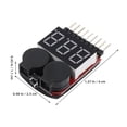 thumbnail image 2 of BESTYASH Monitor Para Batería Lipo Con Bajo Y Pantalla LED Para 1 A 8 Celdas, 2 of 8