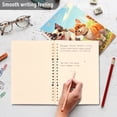 thumbnail image 5 of Dog Cat Grassland Sky Ring Binder Notebook Journey Note Diary College Ruled Spiral Notebook Study Loose Leaf Paper A5 60 Pages, 5 of 8