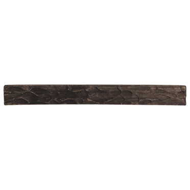 72" L x 5.5" H x 6.25" D Rough Hewn Dark Chocolate Fireplace Mantel