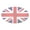 Clear, variant on CafePress - Union Jack UK Flag - Sticker (Oval)