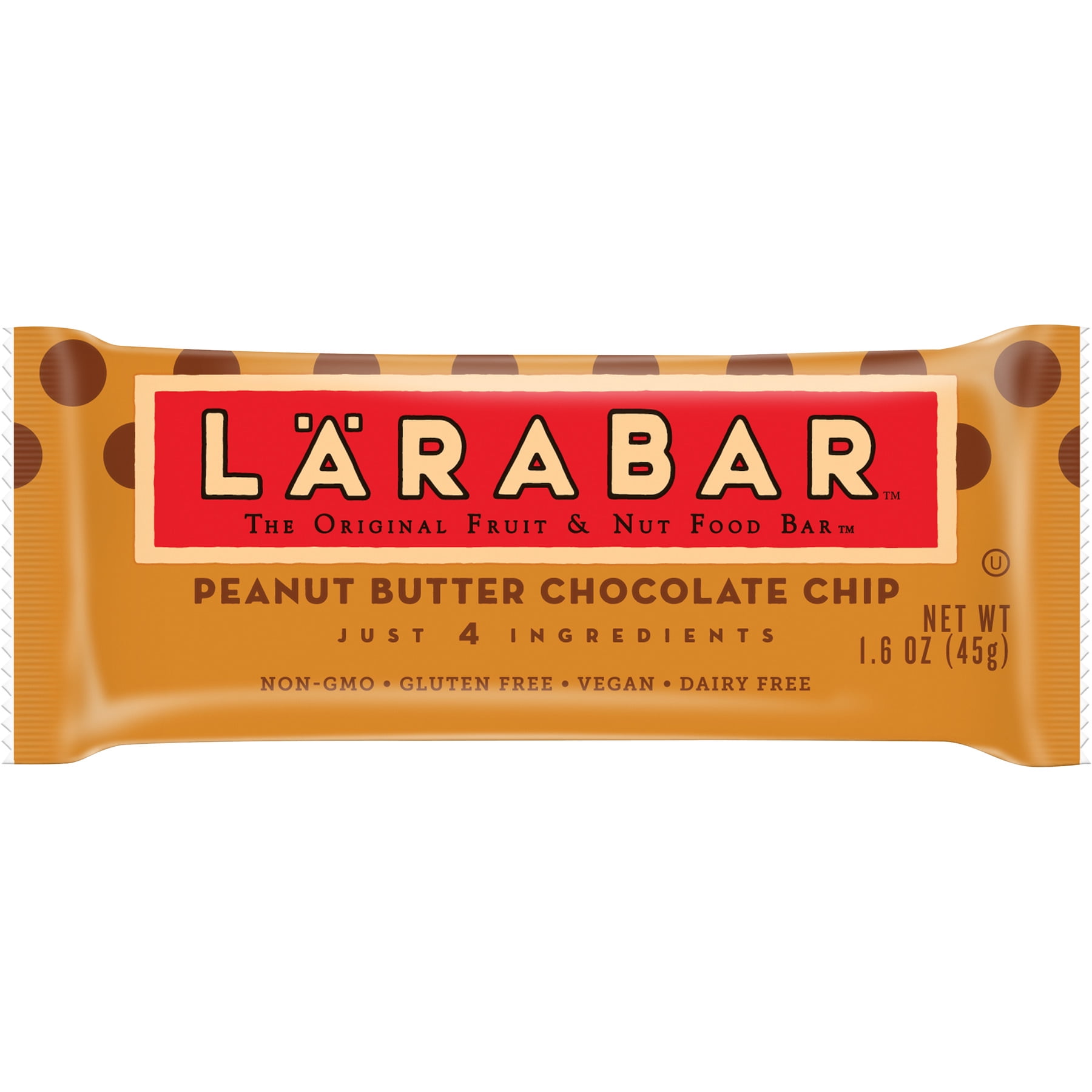 Larabar® Gluten Free Peanut Butter Chocolate Chip Fruit & Nut Bars, 1.6