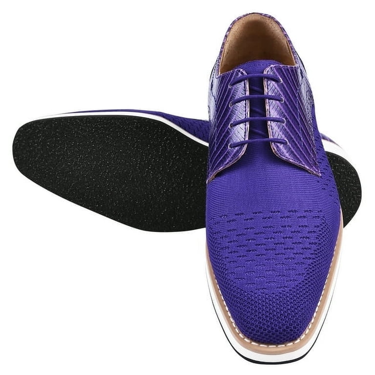 LIBERTYZENO Mens Casual Shoes Textile And Lizard Print  display picture 3