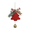 thumbnail image 3 of Christmas Tree Pendant Ornament Xmas Tree Decoration, Handmade Cute with Bowknot Red, 3 of 9