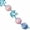 Blue Purple CandyMix, variant on John Bead Super Cute Acrylic Purple Bear Mix 5" Bead Strand